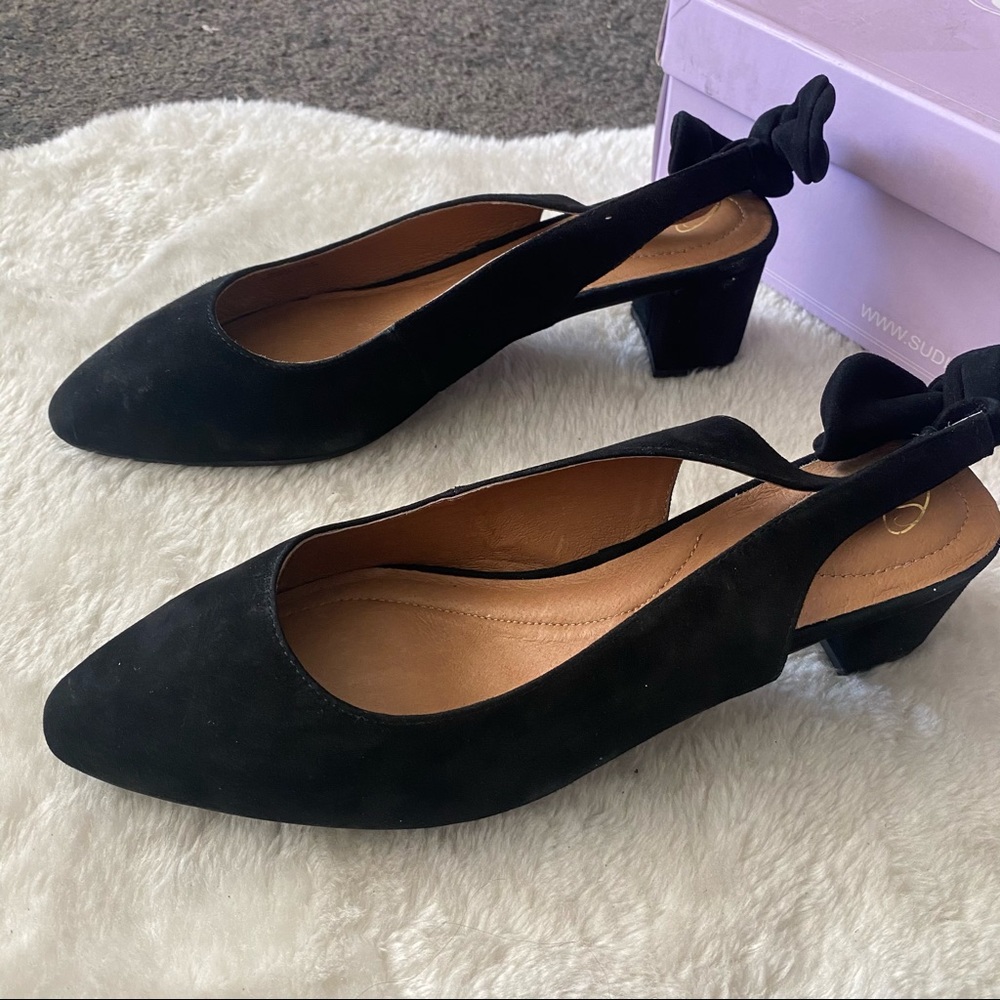 Anthropologie sudini suede slingback - Picture 2 of 6